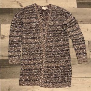 Beautiful multi colored long cardigan